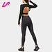 long sleeve crop top open back